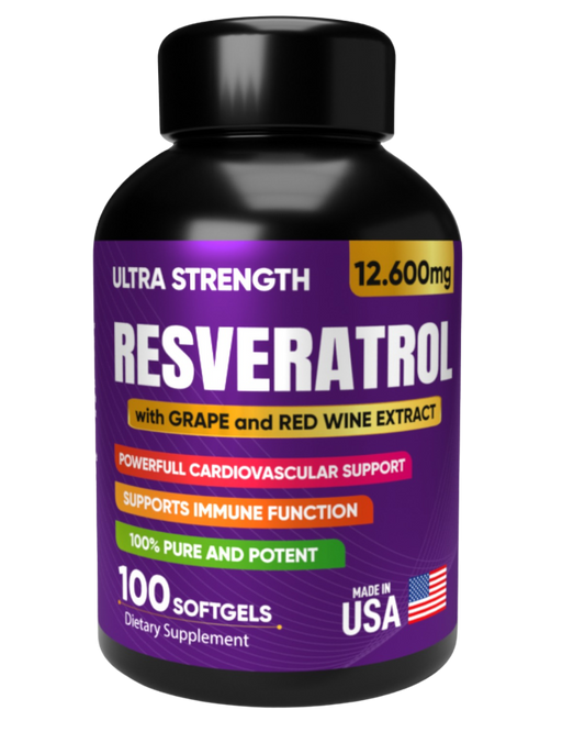 Resveratrol 12600 mg Importado